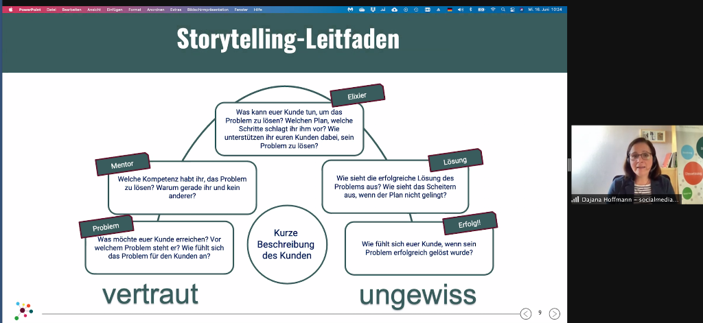 Storytelling auf LinkedIn mit Dajana Hoffmann