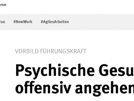 Psychische Gesundheit offensiv angehen
