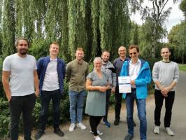 Bährenstarkes Team achtet auf gesundes Arbeiten